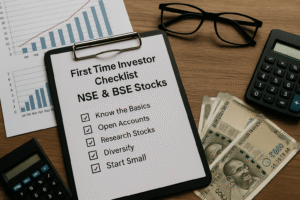 First Time Investor Checklist for NSE and BSE Stocks